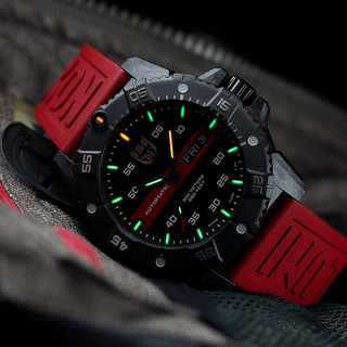 Luminox 3876.RB, Master Carbon SEAL Automatic, Military Dive Watch, 45 mm