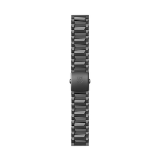 Luminox Bracelet 6420, Stainless Steel IP Gun, 23 mm