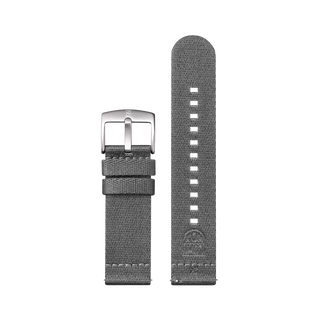 Luminox Ocean Material Strap, Grey, Steel Buckel, 24 mm