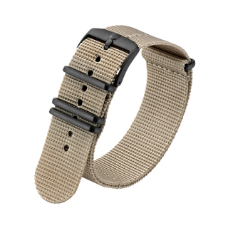 Luminox Nato, 4 Loops, Sand | Black Buckle, 24 mm
