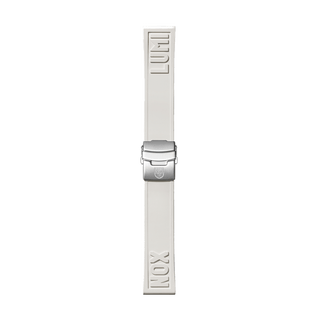 Luminox Cut-To-Fit, White|Steel Buckle, 24 mm