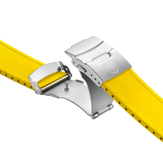 Luminox Cut-To-Fit, Yellow|Steel Buckle, 24 mm