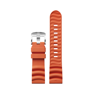 Luminox Rubber 3720, Orange|Steel Buckle, 24 mm