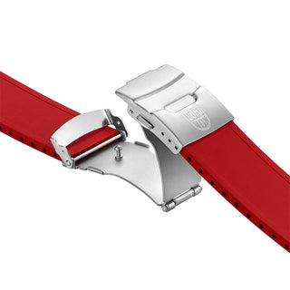 Luminox Cut-To-Fit, Red|Steel Buckle, 24 mm