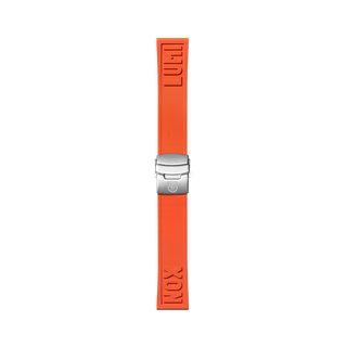 Luminox Cut-To-Fit, Orange|Stainless Steel Buckle, 24 mm