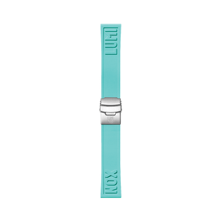 Luminox Cut-To-Fit, Turquoise|Steel Buckle, 24 mm