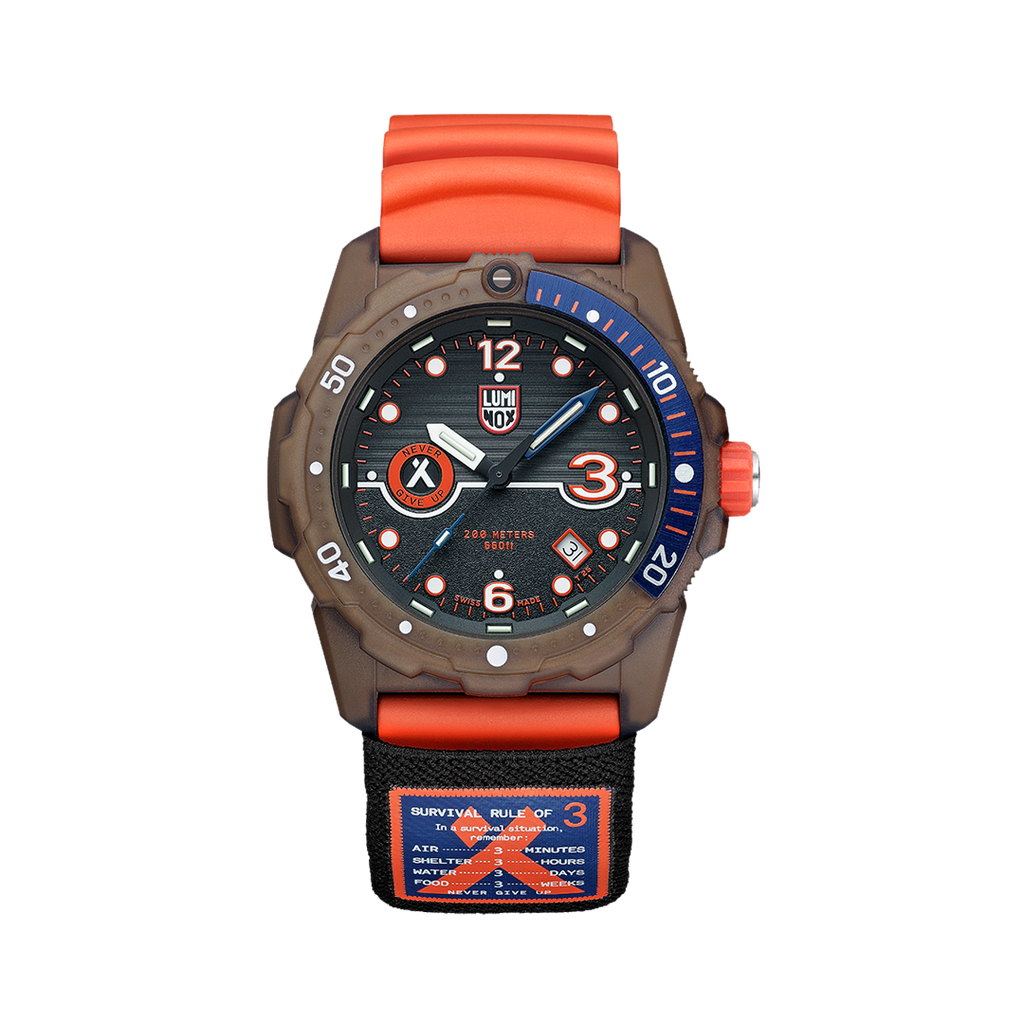 Luminox 3729.ECO, Bear Grylls Survival ECO, Rule of 3, 42 mm – Luminox ...