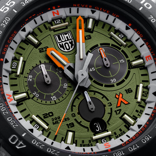 Luminox 3741.OLIVE, Limited Edition Bear Grylls Survival Master, Outdoor Watch, 45 mm