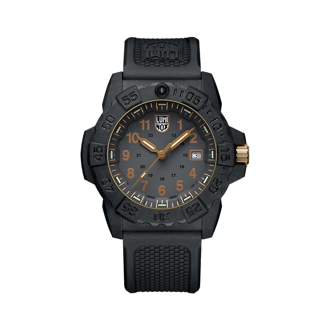 Luminox 3500 Gold Luminox Navy SEAL, Military Dive Watch, 45 Mm